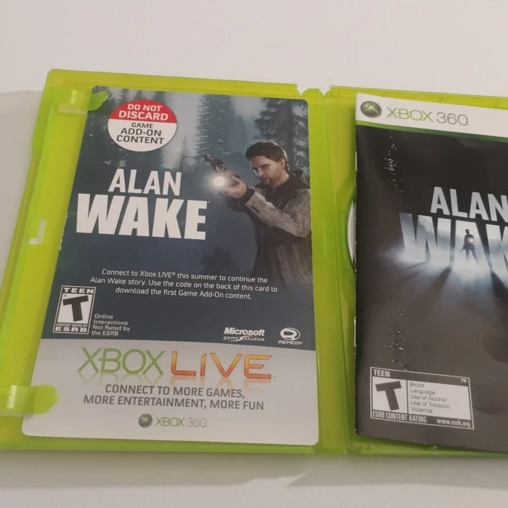Microsoft Xbox 360 Alan Wake - Green Case